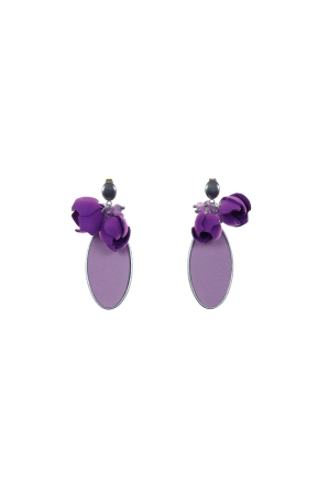 HAIART Studio - Cercei florali - Violet