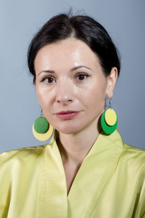 Toate produsele - Cercei cercuri - Verde + Galben-verde