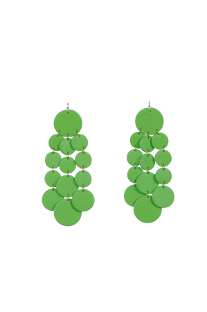 Toate produsele - Cercei Confetti - Verde