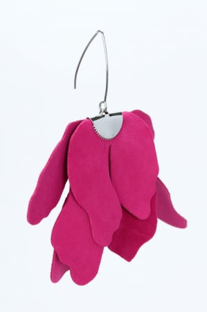Cercei floare mare - Fuchsia [4]