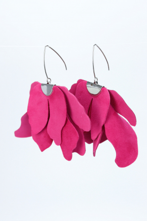 Cercei floare mare - Fuchsia [1]