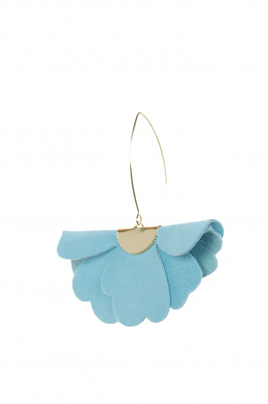 Cercei Floare mica - Albastru Aqua [6]