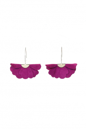 Cercei floare mica - Magenta [3]