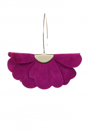 Cercei floare mica - Magenta [5]