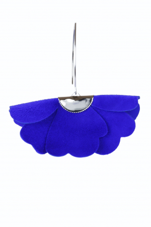 Cercei floare mica - Albastru electric [6]