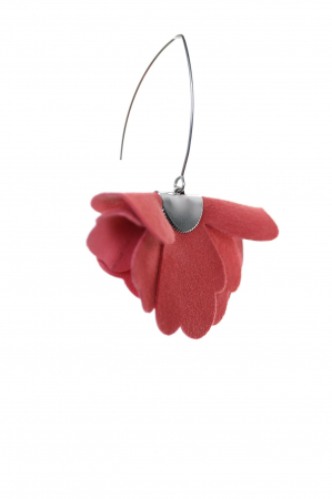 Cercei floare mica - Coral [2]