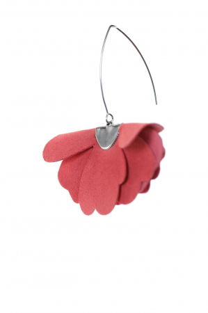 Cercei floare mica - Coral [4]