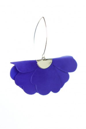 Cercei floare mica - Indigo [4]
