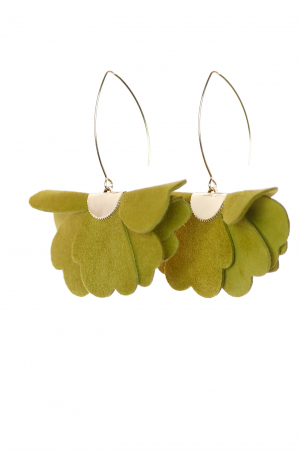 Cercei floare mica - Avocado [1]
