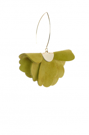 Cercei floare mica - Avocado [4]