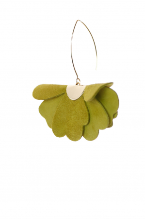 Cercei floare mica - Avocado [3]