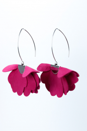Cercei floare mica - Fuchsia [1]