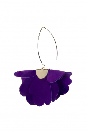 Cercei floare mica - Violet intens [3]