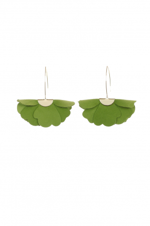 Floare mica - Cercei floare mica - Verde lime