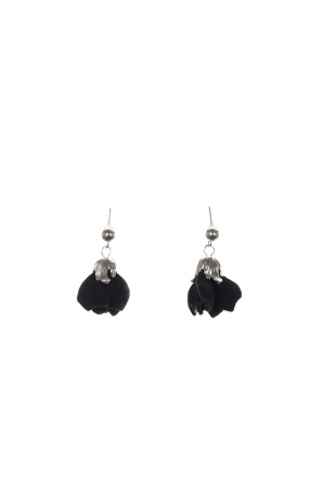 HAIART Studio - Cercei florali - Negru