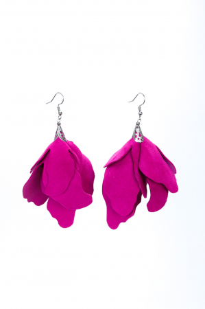 Toate produsele - Cercei Iris - Fuchsia