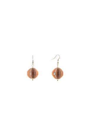 Toate produsele - Cercei Leatherbonbon - Cupru Sidefat