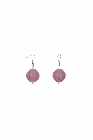 Toate produsele - Cercei Leatherbonbon - lila inchis