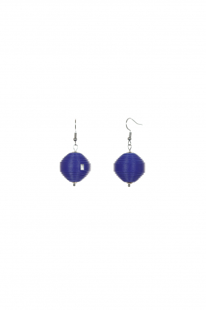 Toate produsele - Cercei Leatherbonbon - Albastru