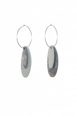 Cercei Mix&Match - Snake print + Gri cu sclipici [2]