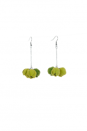 Toate produsele - Cercei Trandafir Trio - Verde
