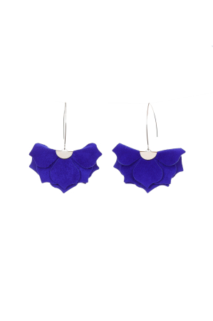 Toate produsele - Cercei Urban Petals - Albastru electric