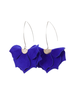 Cercei Urban Petals - Albastru electric [2]
