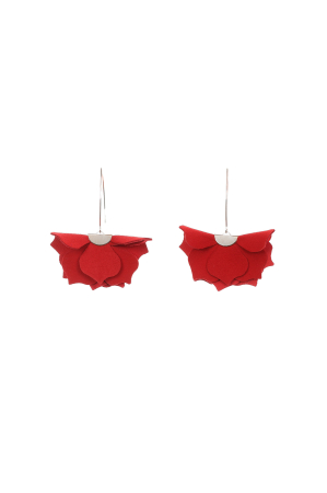 Toate produsele - Cercei Urban Petals - Rosu