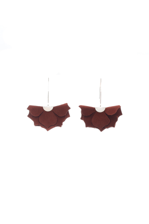 Toate produsele - Cercei Urban Petals - Maro