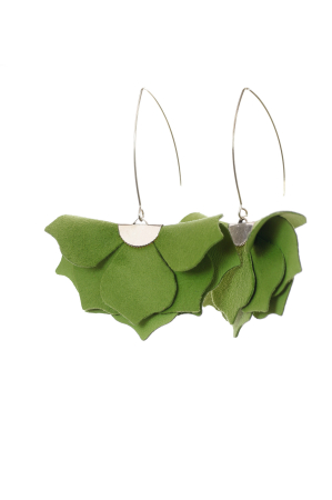 Cercei Urban Petals - Verde fistic [2]