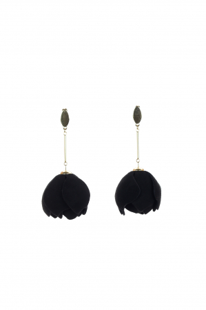 HAIART Studio - Cercei florali - Negru