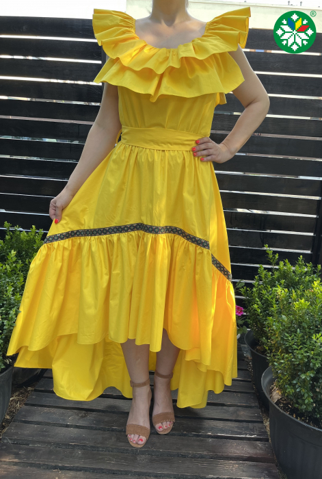 Rochie Emily galbena [3]