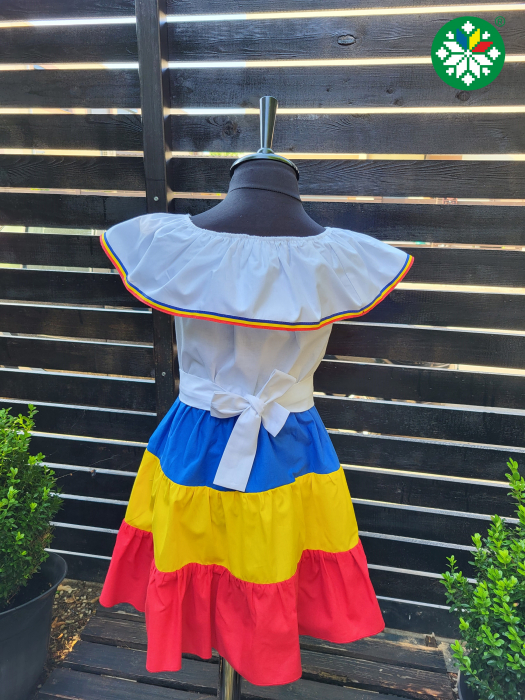 Rochie fata tricolor 2 [3]