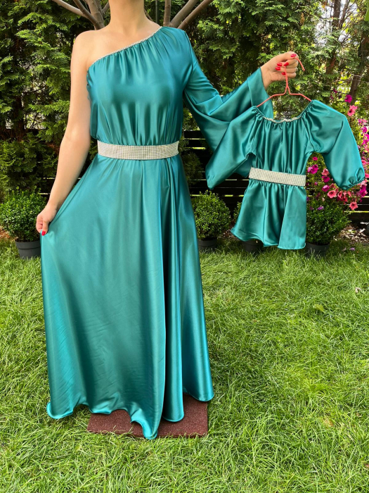 Rochie fetita Aurora verde [3]