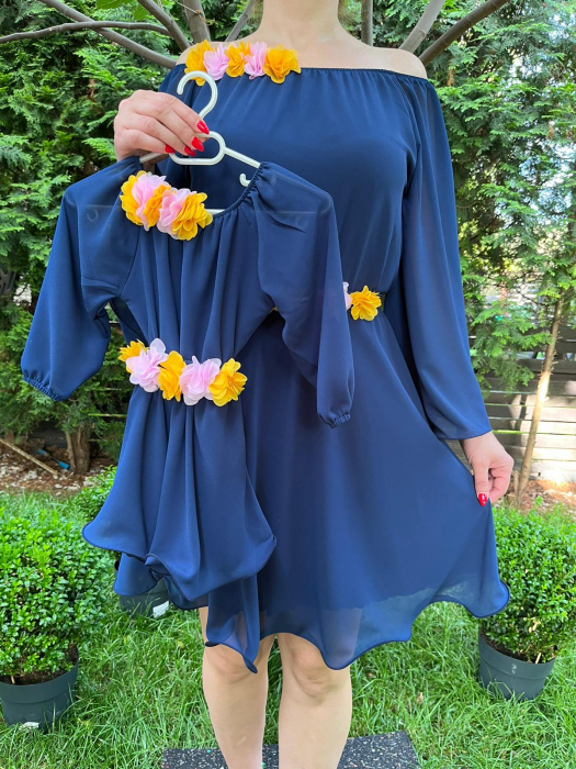 Rochie fetita Cosanzeana bleumarin [2]