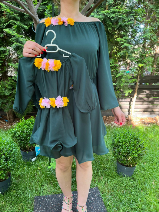 Rochie fetita Cosanzeana verde [2]