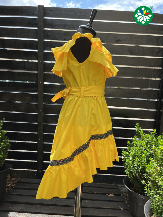 Rochie fetita Emily galbena [3]