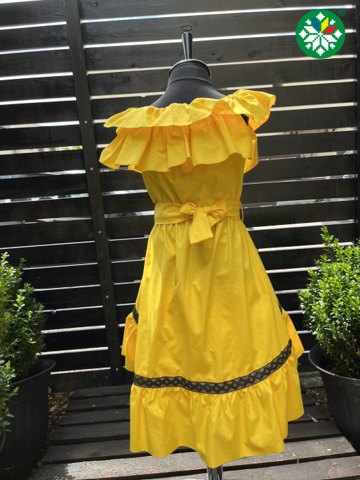 Rochie fetita Emily galbena [4]