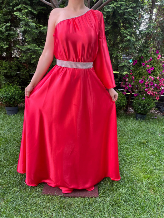 Rochie lunga Aurora rosie [2]