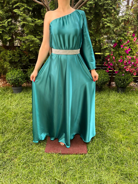 Rochie lunga Aurora verde [1]