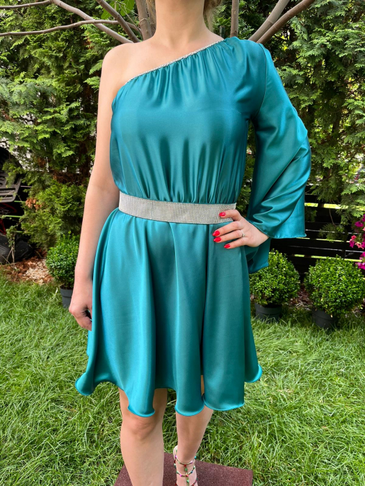 Rochie scurta Aurora verde [1]