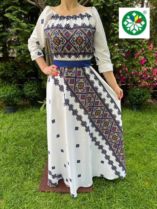 Rochie traditionala lunga Veronica [2]
