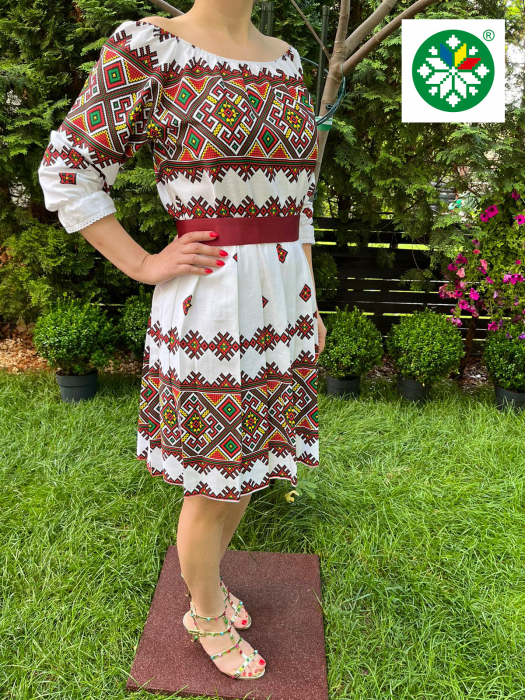 Rochie traditionala pliuri Adina [2]