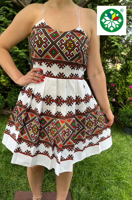 Rochie traditionala pliuri Loredana [1]