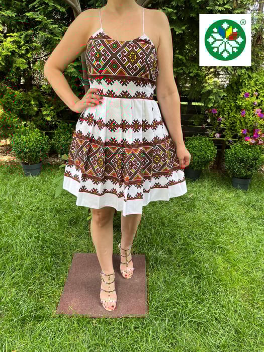 Rochie traditionala pliuri Loredana [2]