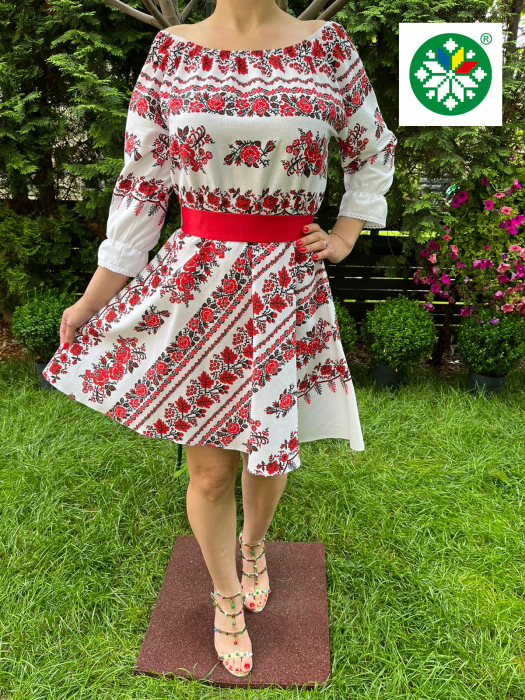 Rochie traditionala scurta Elena [2]