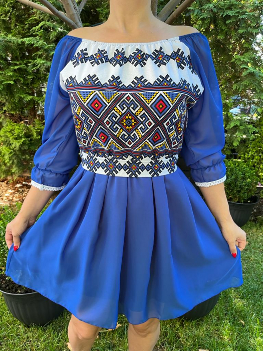 Rochie traditionala scurta Ema [1]
