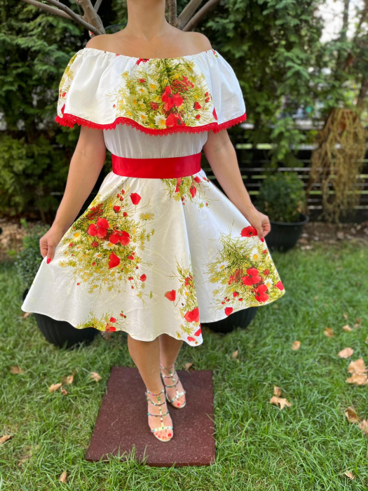 Rochie traditionala scurta Lorena [2]