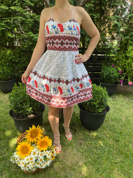 Rochie traditionala scurta Rodica [2]