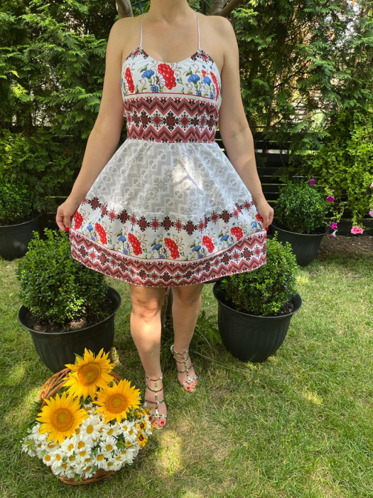 Rochie traditionala scurta Rodica [1]